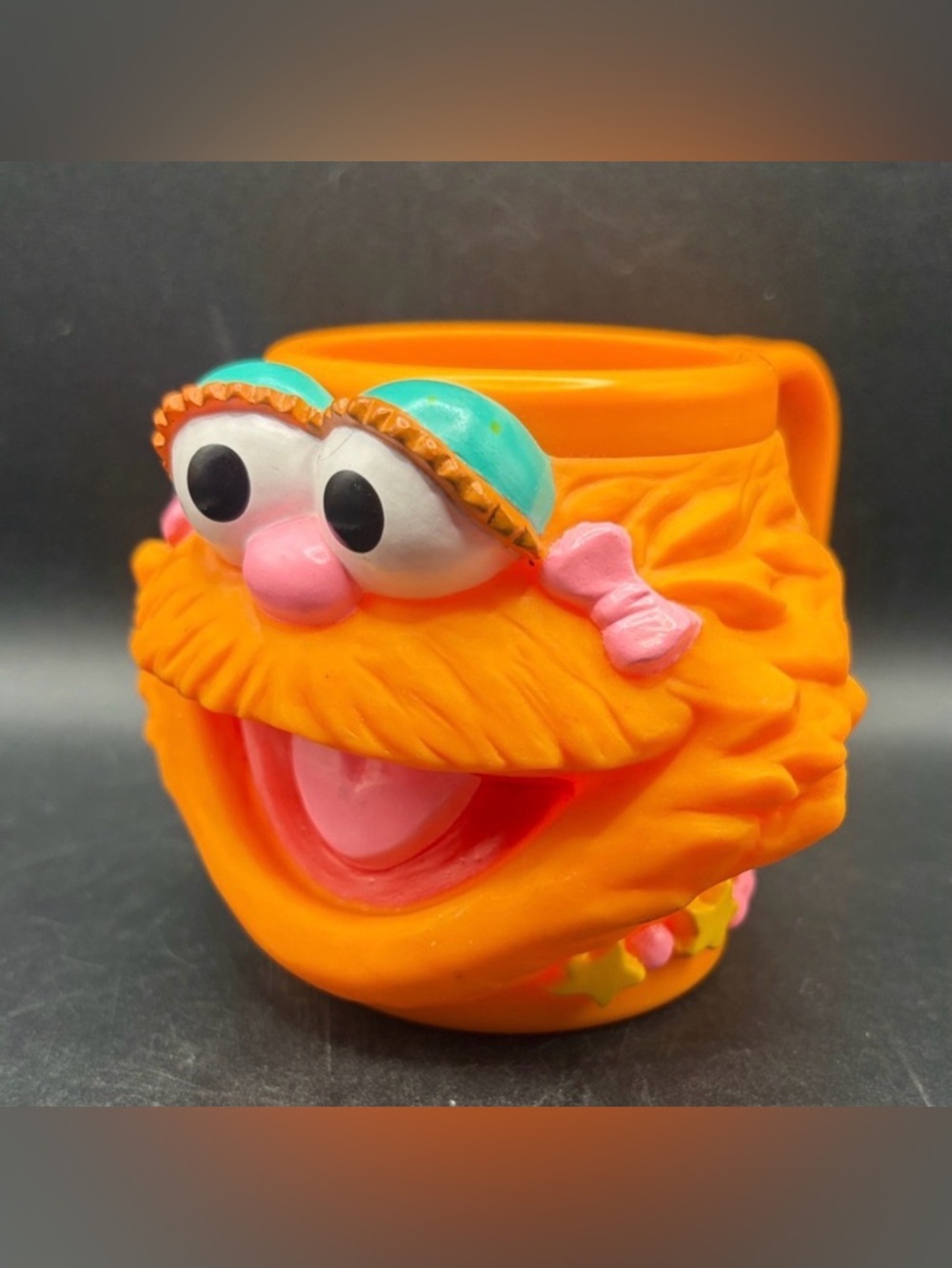 1994 Vintage Applause Zoe 3D Cup Jim Henson The Muppets Collectible Mug